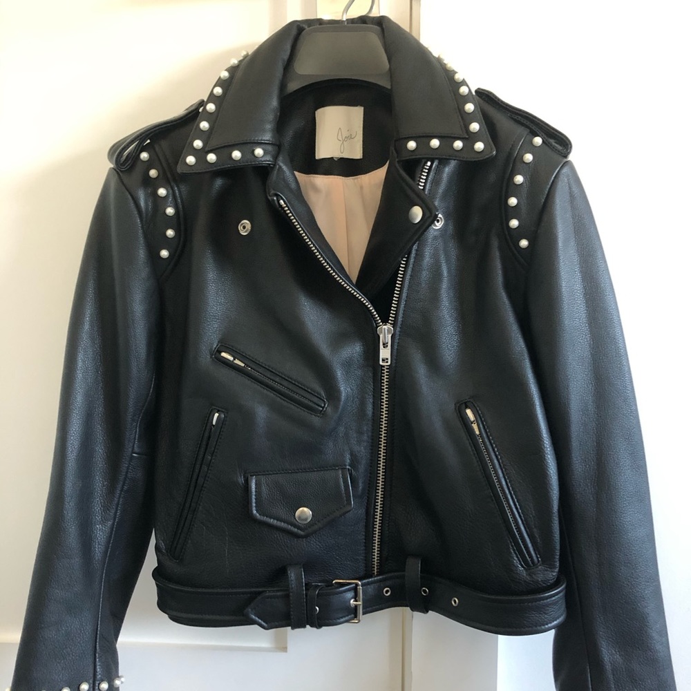 Joie leather biker jacket